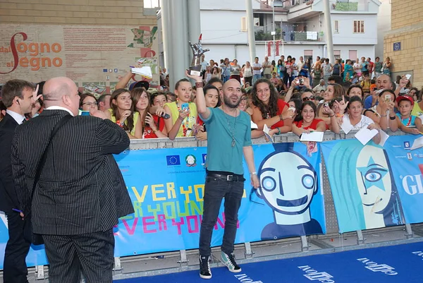 Giffoni Valle Piana Salerno Italia Luglio 2013 Giuliano Sangiorgi Giffoni — Stockfoto