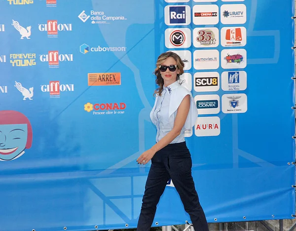 Giffoni Valle Piana Salerno Italia Luglio 2013 Francesca Cavallin Giffoni — ストック写真