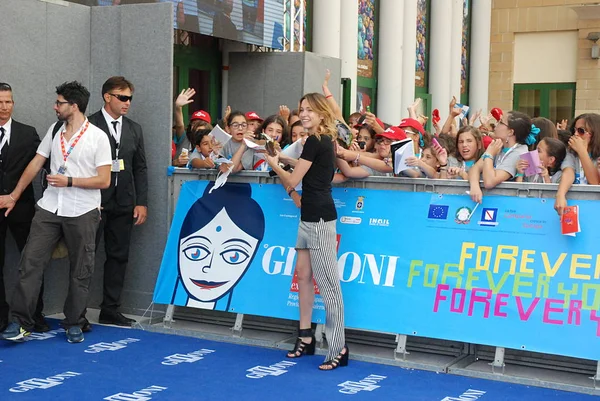 Stefania Rocca al Giffoni Film Festival 2013 — 图库照片