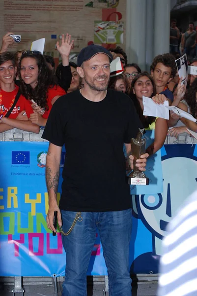 Max Pezzali al Giffoni Film Festival 2013 — Stockfoto