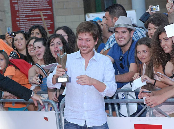 Claudio Gioe 'al Giffoni Film Festival 2012 — Stockfoto