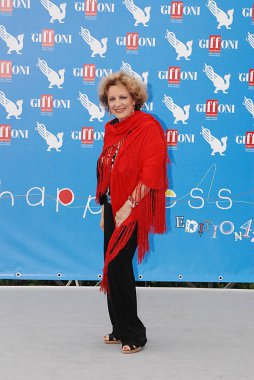 Giffoni Valle Piana, Salerno, İtalya - 23 Luglio, 2012: Fioretta Mari al Giffoni Film Festivali 2012 - il 23 Luglio, a Giffoni Valle Piana, İtalya  