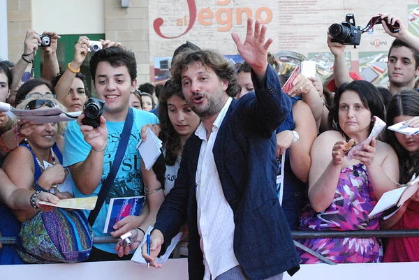 Leonardo Pieraccioni al Giffoni Film Festival 2012 — Stockfoto