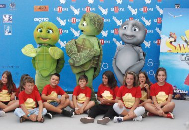 Giffoni Valle Piana, Salerno, Italia - 17 Luglio, 2012 : Cast Movie Sammy 2 al Giffoni Film Festival 2012 - il 17 Luglio, 2012 a Giffoni Valle Piana, Italia  