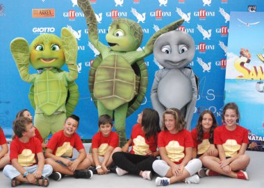 Giffoni Valle Piana, Salerno, Italia - 17 Luglio, 2012 : Cast Movie Sammy 2 al Giffoni Film Festival 2012 - il 17 Luglio, 2012 a Giffoni Valle Piana, Italia  