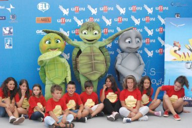 Giffoni Valle Piana, Salerno, Italia - 17 Luglio, 2012 : Cast Movie Sammy 2 al Giffoni Film Festival 2012 - il 17 Luglio, 2012 a Giffoni Valle Piana, Italia  