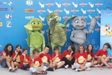 Giffoni Valle Piana, Salerno, Italia - 17 Luglio, 2012 : Cast Movie Sammy 2 al Giffoni Film Festival 2012 - il 17 Luglio, 2012 a Giffoni Valle Piana, Italia  