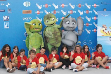 Giffoni Valle Piana, Salerno, Italia - 17 Luglio, 2012 : Cast Movie Sammy 2 al Giffoni Film Festival 2012 - il 17 Luglio, 2012 a Giffoni Valle Piana, Italia  