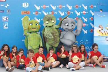 Giffoni Valle Piana, Salerno, Italia - 17 Luglio, 2012 : Cast Movie Sammy 2 al Giffoni Film Festival 2012 - il 17 Luglio, 2012 a Giffoni Valle Piana, Italia  