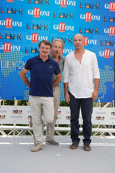Aldo, Giovanni e Giacomo al Giffoni Film Festival 2011 — Stockfoto