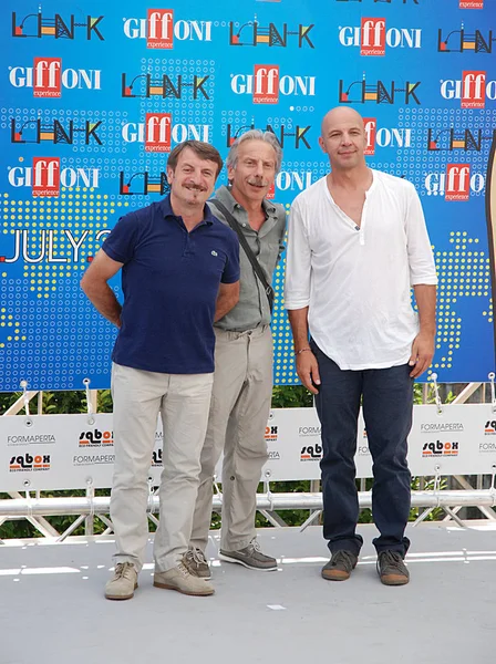 Aldo, Giovanni e Giacomo al Giffoni Film Festival 2011 —  Fotos de Stock