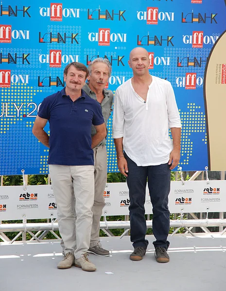 Aldo, Giovanni e Giacomo al Giffoni Film Festival 2011 —  Fotos de Stock