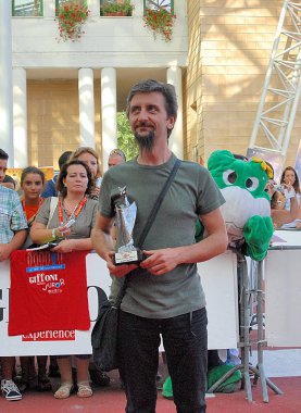 Giffoni Valle Piana, Salerno, Italia - 19 Luglio, 2011 : Ascanio Celestini al Giffoni Film Festival 2011 - il 19 Luglio, 2011 a Giffoni Valle Piana, Italia 