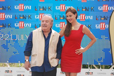 Giffoni Valle Piana, Salerno, Italia - 21 Luglio, 2011 : Lino Banfi e Isabelle Adriani al Giffoni Film Festival 2011 - il 21 Luglio, 2011 a Giffoni Valle Piana, Italia  