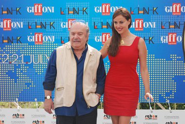 Giffoni Valle Piana, Salerno, Italia - 21 Luglio, 2011 : Lino Banfi e Isabelle Adriani al Giffoni Film Festival 2011 - il 21 Luglio, 2011 a Giffoni Valle Piana, Italia  