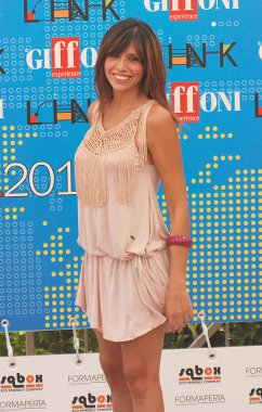 Giffoni Valle Piana, Salerno, Italia - 18 Luglio, 2011 : Emanuela Tittocchia al Giffoni Film Festival 2011 - il 18 Luglio, 2011 a Giffoni Valle Piana, Italia  