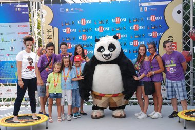 Giffoni Valle Piana, Salerno, Italia - 16 Luglio, 2011 : Cast Movie Kung Fu Panda 2 al Giffoni Film Festival 2011 - il 16 Luglio, 2011 a Giffoni Valle Piana, Italia  