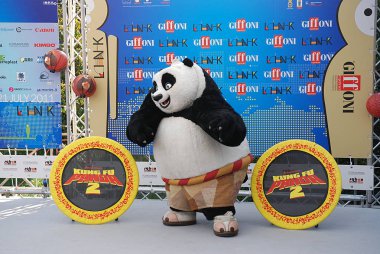 Giffoni Valle Piana, Salerno, Italia - 16 Luglio, 2011 : Cast Movie Kung Fu Panda 2 al Giffoni Film Festival 2011 - il 16 Luglio, 2011 a Giffoni Valle Piana, Italia  