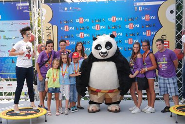 Giffoni Valle Piana, Salerno, Italia - 16 Luglio, 2011 : Cast Movie Kung Fu Panda 2 al Giffoni Film Festival 2011 - il 16 Luglio, 2011 a Giffoni Valle Piana, Italia  