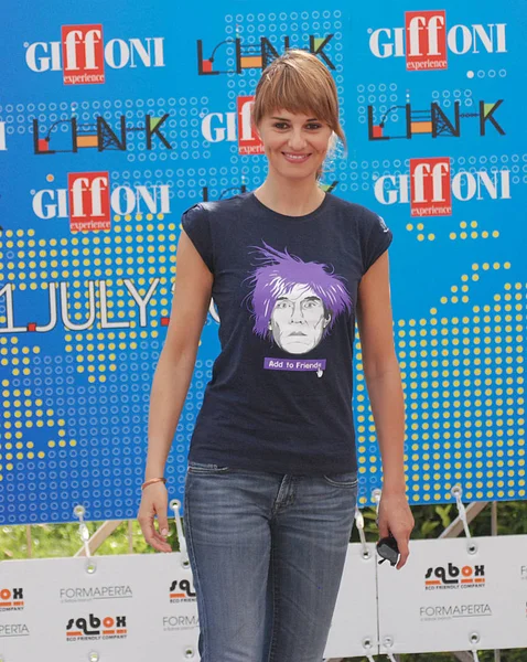 Giffoni Valle Piana, Salerno, Italia - 18 Luglio, 2011 : Paola Cortellesi al Giffoni Film Festival 2011 - il 18 Luglio, 2011 a Giffoni Valle Piana, Italia 