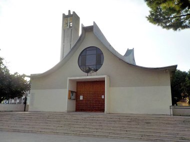 Kentsel peyzaj Salerno, İtalya.