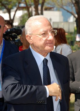 Vincenzo De Luca a a Salerno