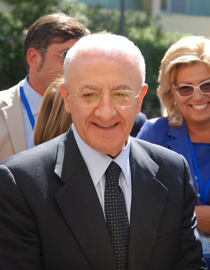 Vincenzo De Luca a a Salerno