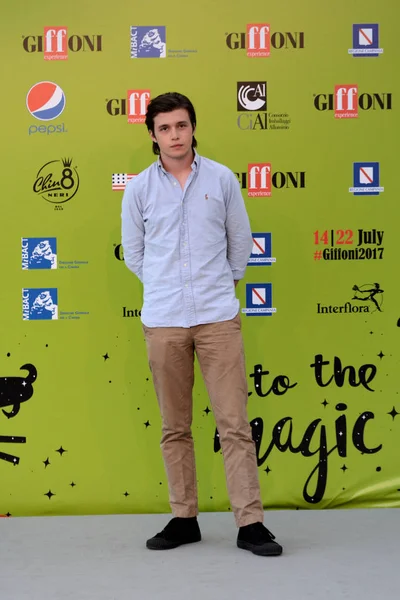 Nick Robinson al Giffoni filmfestival 2017 – stockfoto