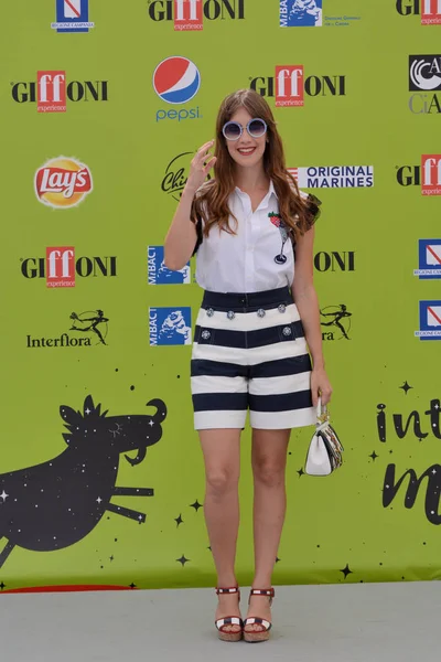 Clara Alonso al Giffoni Filmfestival 2017 — Stockfoto