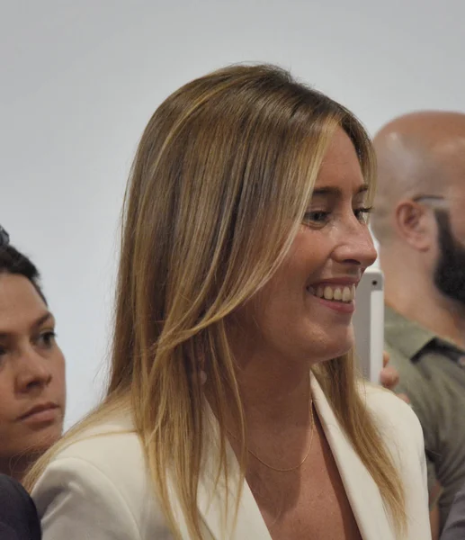 Maria Elena Boschi  al Giffoni Film Festival 2017 — Φωτογραφία Αρχείου