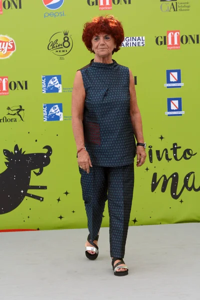 Valeria Fedeli al Giffoni Filmfestival 2017 — Stockfoto
