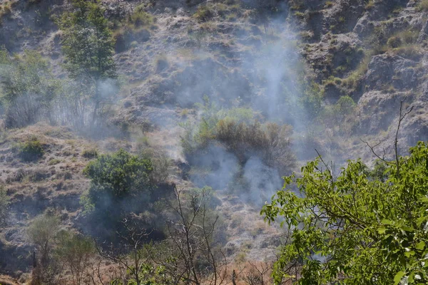 Yaz yangın, Güney İtalya.