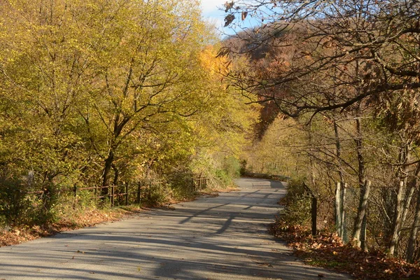 Paesaggio Montano Invernale Campania Sud Italia — Zdjęcie stockowe