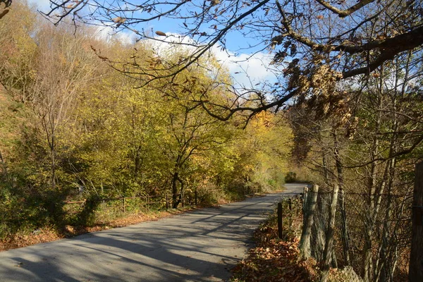 Paesaggio Montano Invernale Campania Sud Italia — Zdjęcie stockowe