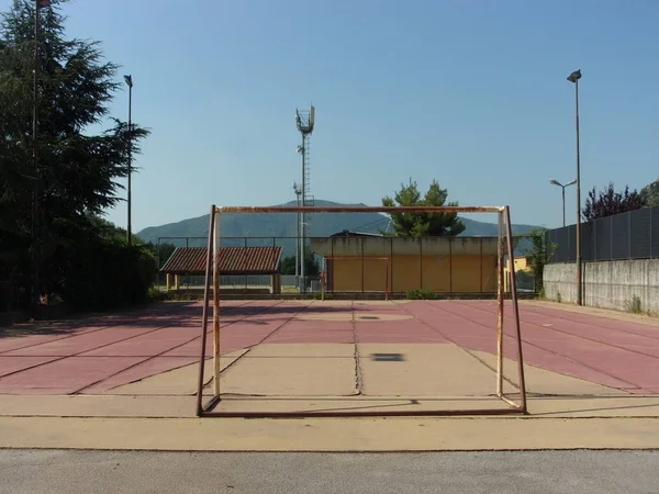 Campo Sportivo Campania Sud Italia — Stok fotoğraf