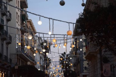 LUCI D 'ARTISTA, SALERno, SUD İTALYA.