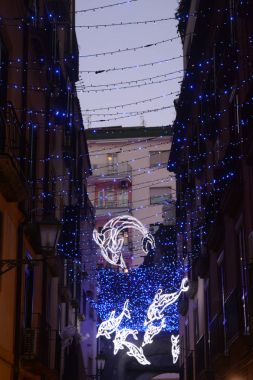LUCI D 'ARTISTA, SALERno, SUD İTALYA.
