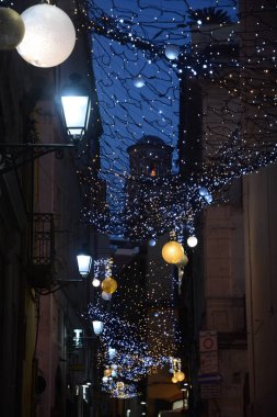 LUCI D 'ARTISTA, SALERno, SUD İTALYA.