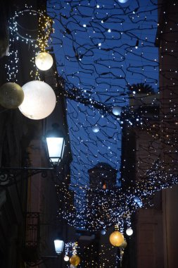 LUCI D 'ARTISTA, SALERno, SUD İTALYA.