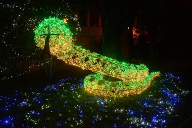 LUCI D 'ARTISTA, SALERno, SUD İTALYA.