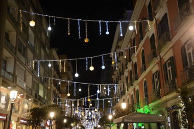 LUCI D 'ARTISTA, SALERno, SUD İTALYA.