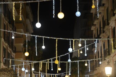 LUCI D 'ARTISTA, SALERno, SUD İTALYA.