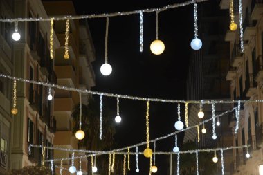 LUCI D 'ARTISTA, SALERno, SUD İTALYA.