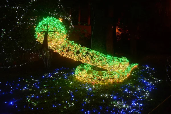 LUCI D 'ARTISTA, SALERno, SUD İTALYA.