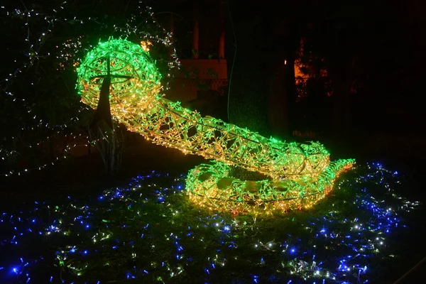 LUCI D 'ARTISTA, SALERno, SUD İTALYA.