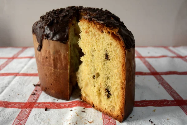 Panettone Cioccolato Kampanien Sud Italia — Stockfoto