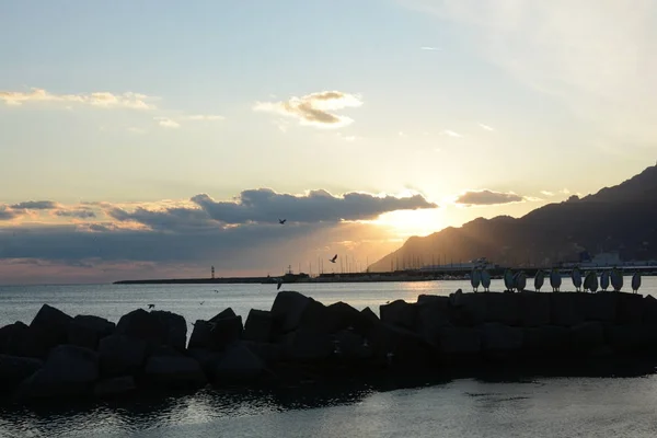 Italy Sea Landscape Salerno — Stock Photo, Image