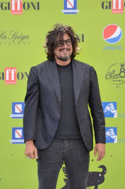 Giffoni Valle Piana, Sa, İtalya - 16 Temmuz 2017: Alessandro Borghese adlı Giffoni Film Festivali 2017 - üzerinde 16 Temmuz 2017 Giffoni Valle Piana, İtalya 