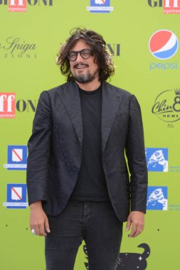 Giffoni Valle Piana, Sa, İtalya - 16 Temmuz 2017: Alessandro Borghese adlı Giffoni Film Festivali 2017 - üzerinde 16 Temmuz 2017 Giffoni Valle Piana, İtalya 