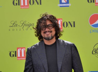 Giffoni Valle Piana, Sa, İtalya - 16 Temmuz 2017: Alessandro Borghese adlı Giffoni Film Festivali 2017 - üzerinde 16 Temmuz 2017 Giffoni Valle Piana, İtalya 